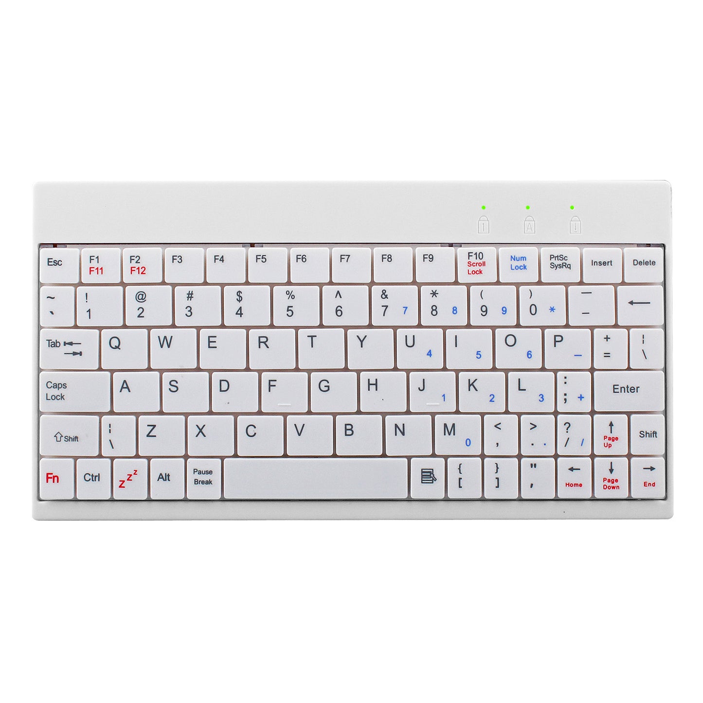 80 Keys Wired Keyboard Mini USB Connector Keyboard Portable Durable Keyboard Tablet Stand For Android Window Tablet - Reby Bazaar